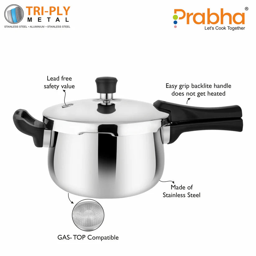 Triply Kalash Pressure Cooker – 5L