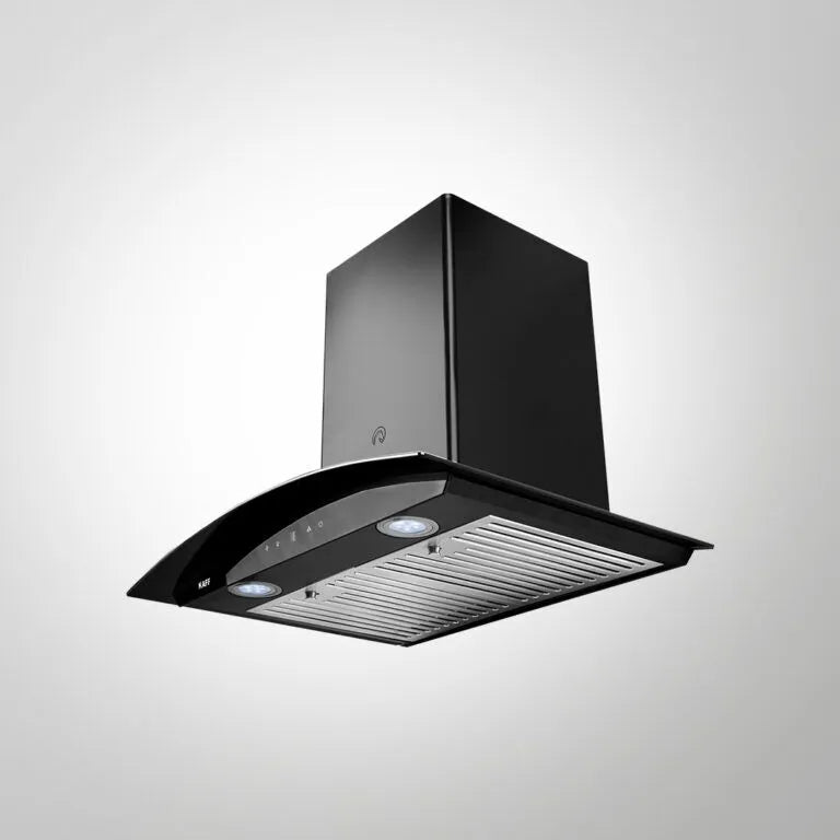 LIZ DHC 90 – Wall Mounted Chimney with Auto Clean, Heavy Duty Baffle Filter & Oil Collector