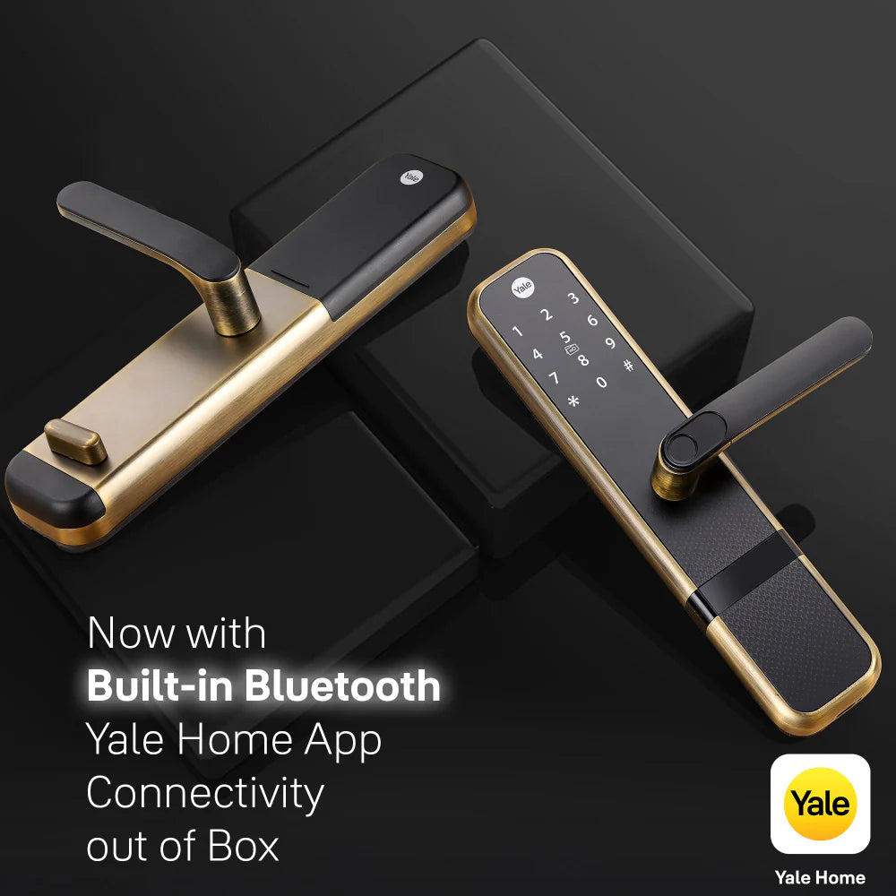 Zuri Smart Lock (Antique Bronze) with YWLOL Digital Wardrobe Lock