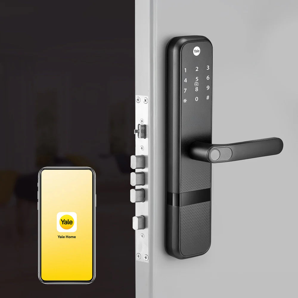 Yale Zuri Smart Lock (Black) with 5 way unlocking