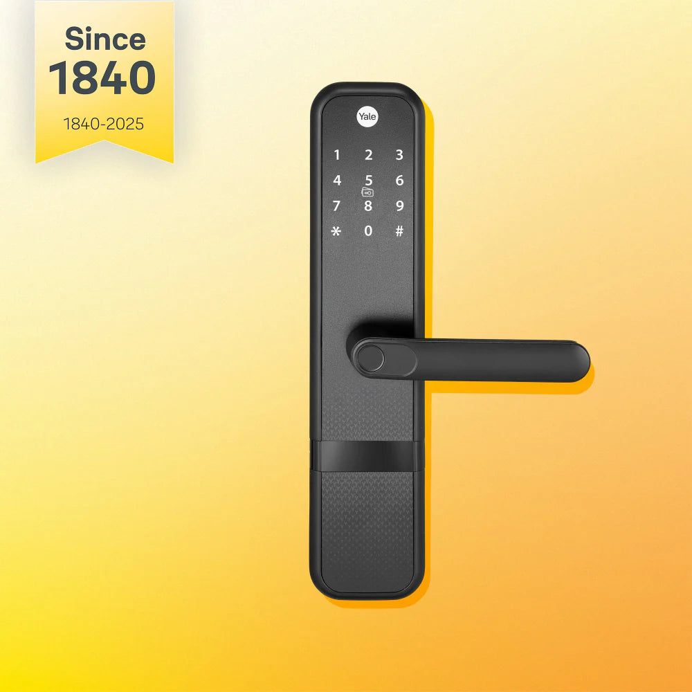 Yale Zuri Smart Lock (Black) with 5 way unlocking
