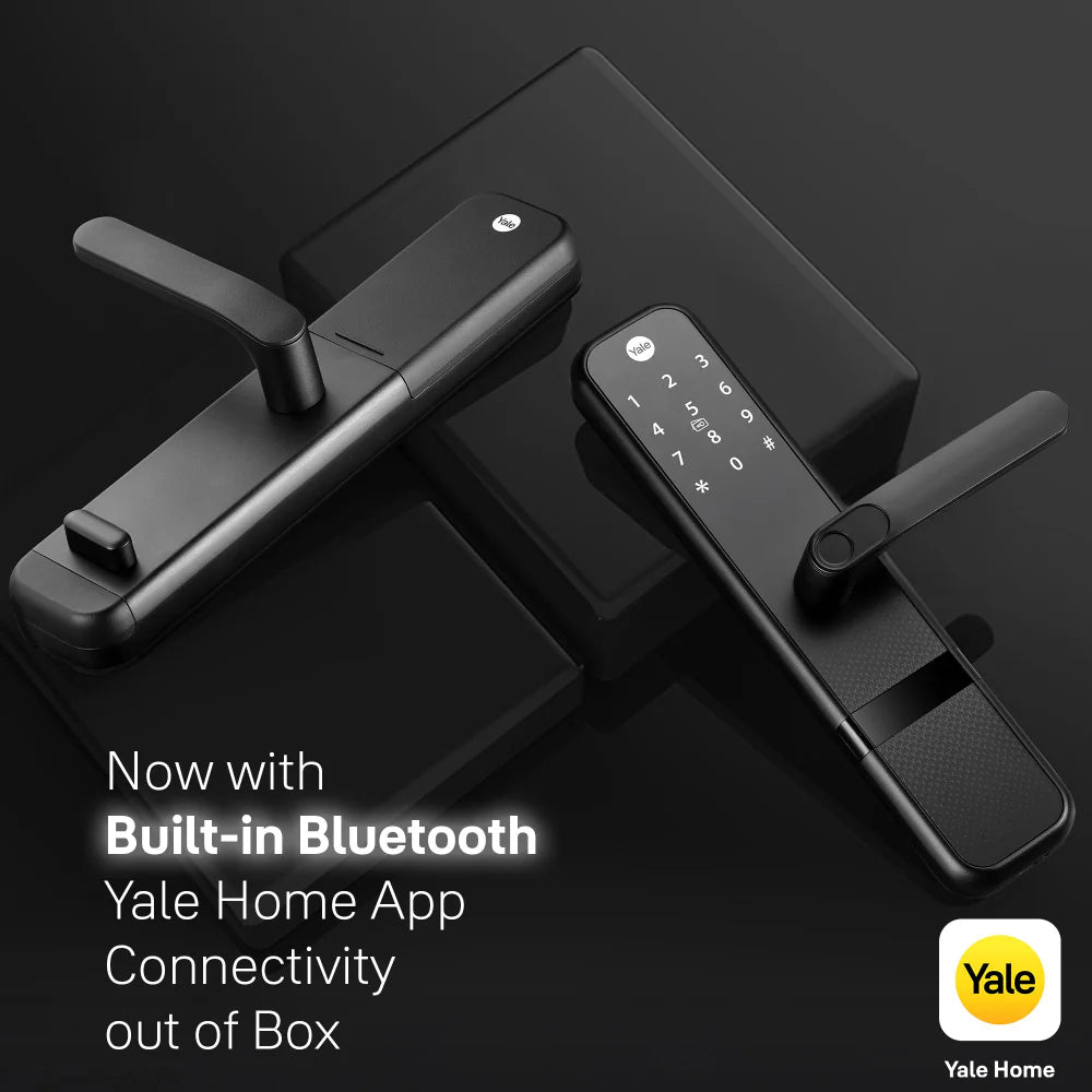 Yale Zuri Smart Lock (Black) with 5 way unlocking