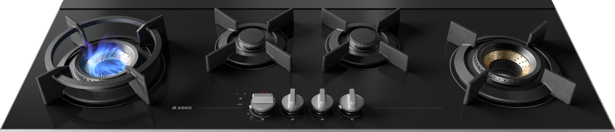HG8144BGB1 Gas Hob Black Glass 538.60.786