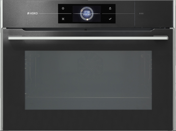 OCSM8478G Built-In 5-in-1 Combi Steam Microwave Oven Pearl Black 538.60.270