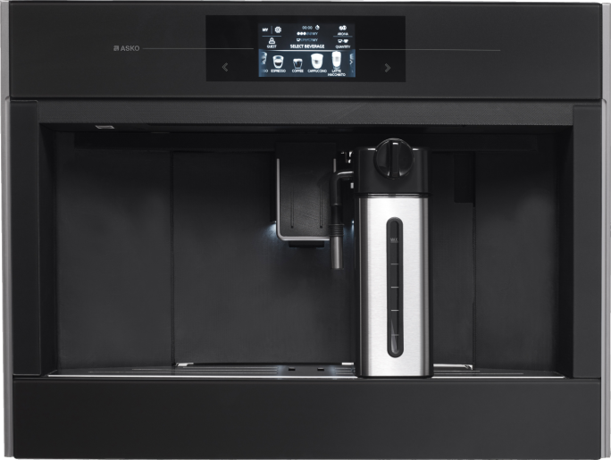CM8478G Built-In Coffee Machine Black Glass 535.50.060