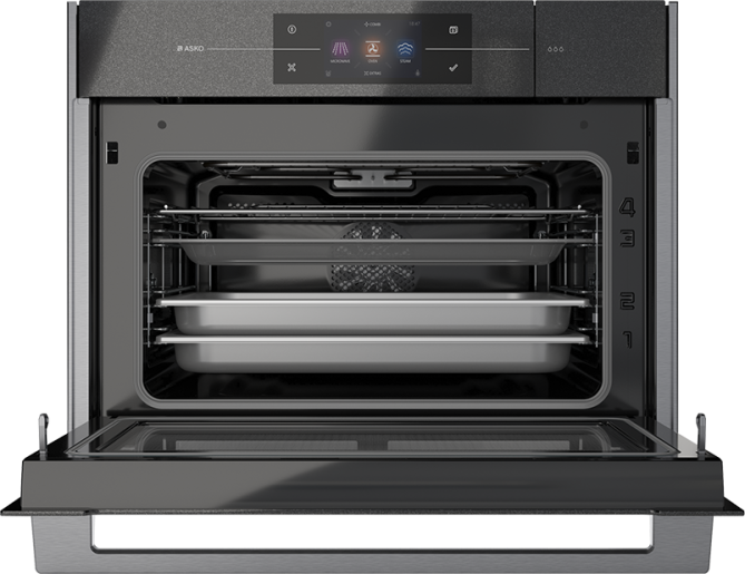 OCSM8478G Built-In 5-in-1 Combi Steam Microwave Oven Pearl Black 538.60.270