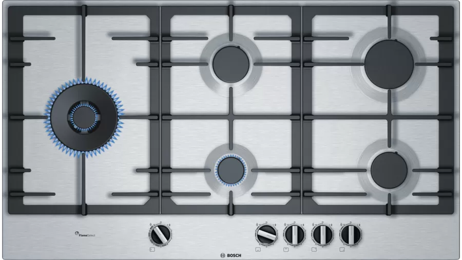 Series 6 Gas hob 90 cm Stainless steel PCS9A5C90I