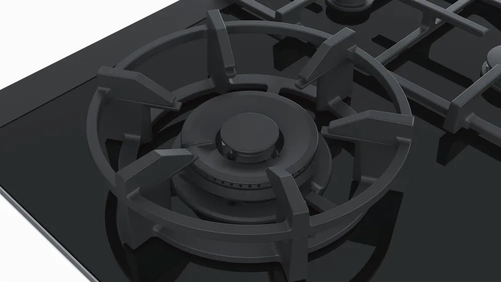 iQ700 90 cm Gas Hob with StepFlame Technology & Wok Burner – ER9A6SD70I (Black Ceramic Glass)