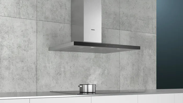 iQ300 wall-mounted cooker hood 90cm Stainless steel LC97QFM50I