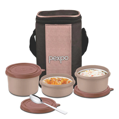 Pexpo Magnum Lunch Box Brown
