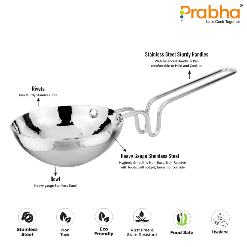 Magnum Hammered Tadka Pan – 34ml, 13mm