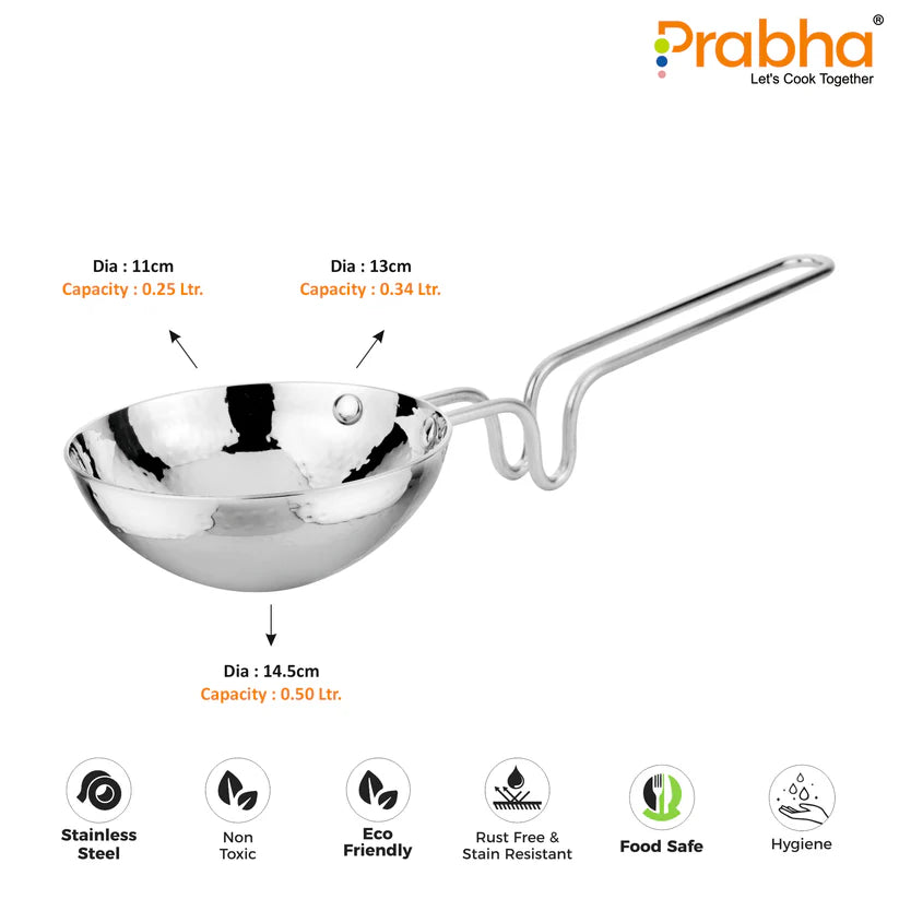 Magnum Hammered Tadka Pan – 34ml, 13mm