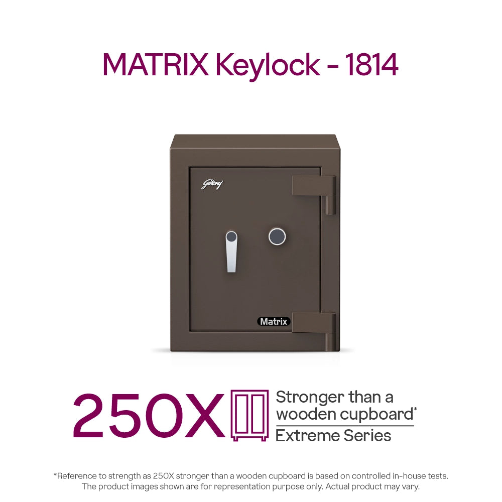 Matrix 1814 (50L) V6 KL Home Locker – Coffee Brown