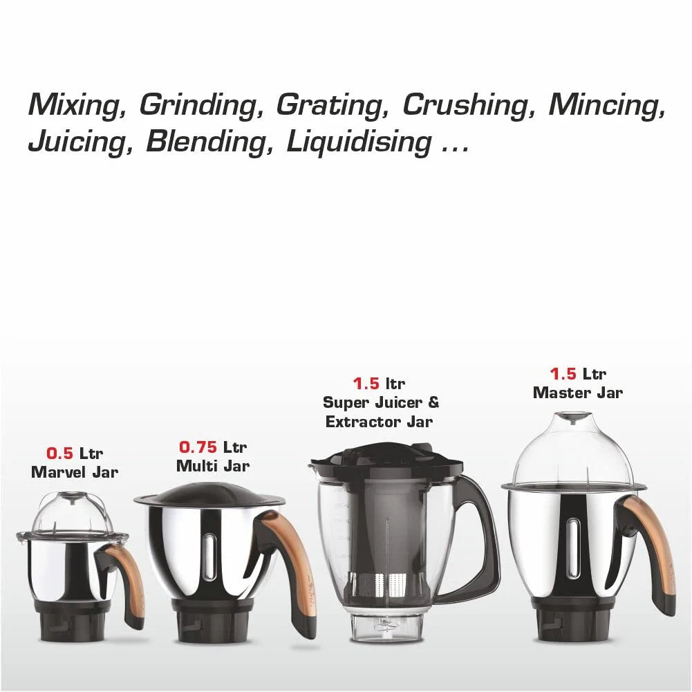 METALLICA BRONZE 1000W MIXER GRINDER