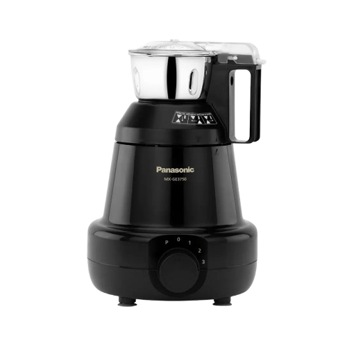 MX-GE3750 750W Mixer Grinder – Value Series, 3 Stainless Steel Jars, Child Safety Lock, Black