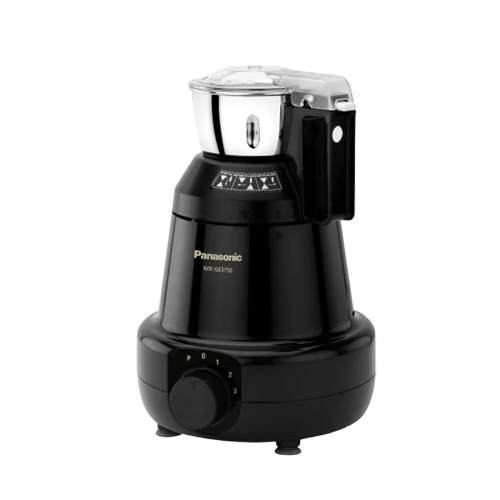 MX-GE3750 750W Mixer Grinder – Value Series, 3 Stainless Steel Jars, Child Safety Lock, Black