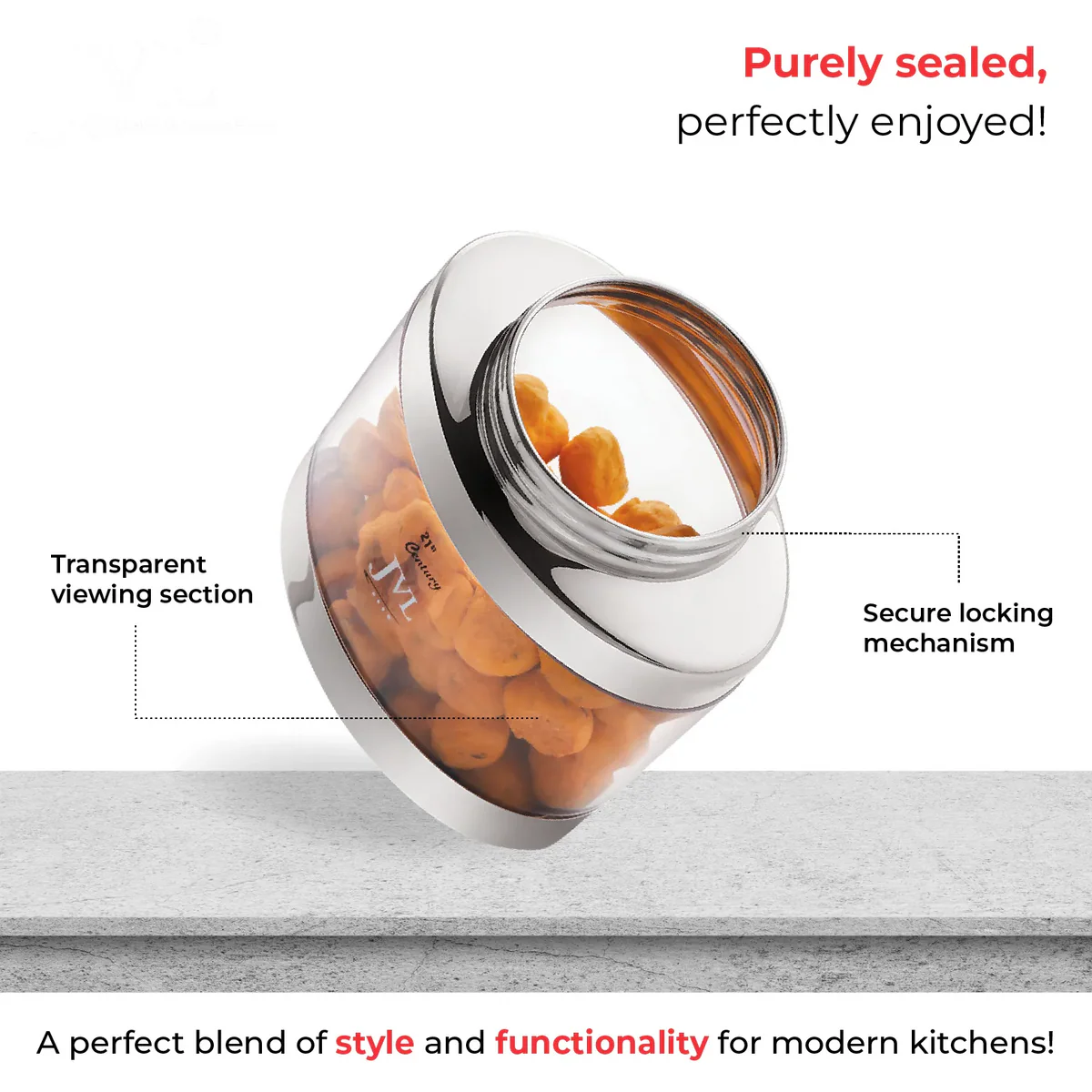 Classiware Oval Canister 1100ml OVC-3