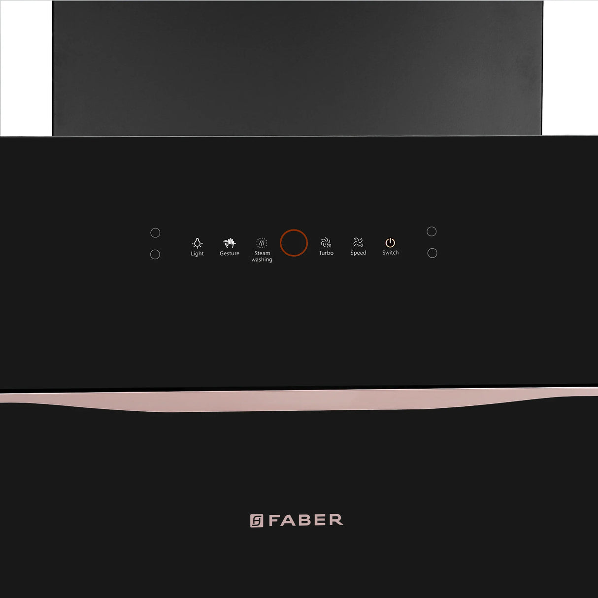 HOOD BOLT FL SW SC BK 60 N Wall Mounted Chimney with 1500m³/hr Suction, Steam Auto Clean, Gesture & Touch Control - 330.0683.387