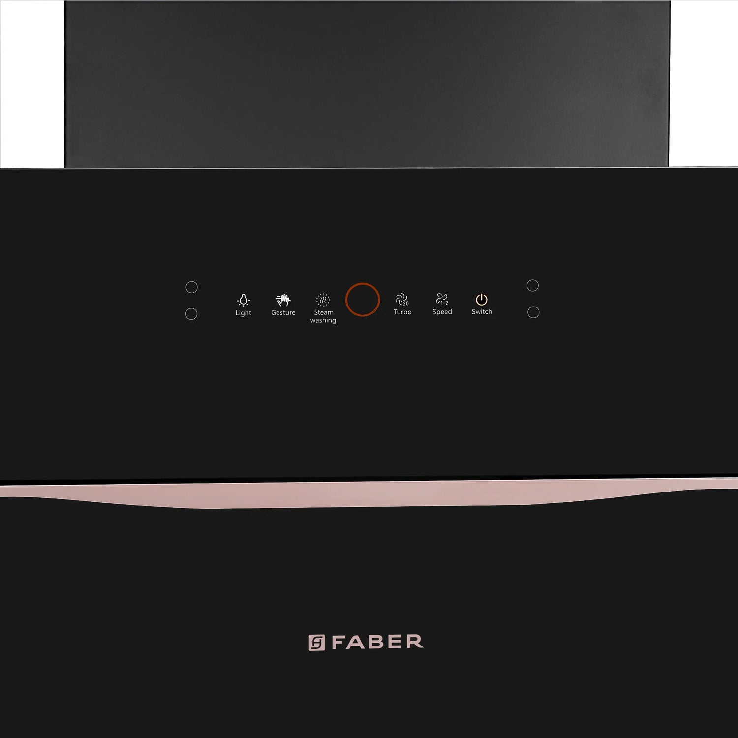 HOOD BOLT FL SW SC BK 60 N Wall Mounted Chimney with 1500m³/hr Suction, Steam Auto Clean, Gesture & Touch Control - 330.0683.387