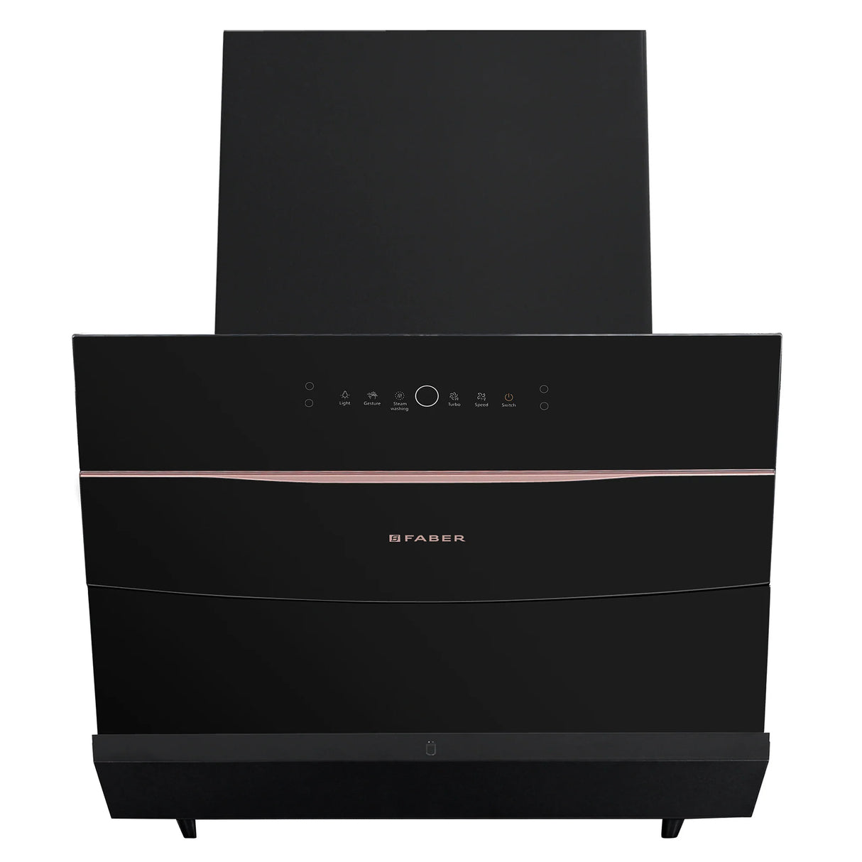 HOOD BOLT FL SW SC BK 60 N Wall Mounted Chimney with 1500m³/hr Suction, Steam Auto Clean, Gesture & Touch Control - 330.0683.387