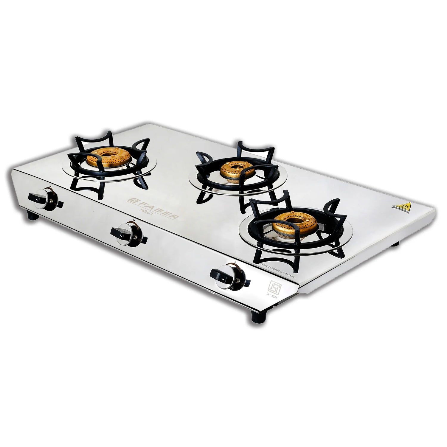 COOKTOP HILUX MAX 3BB SS
