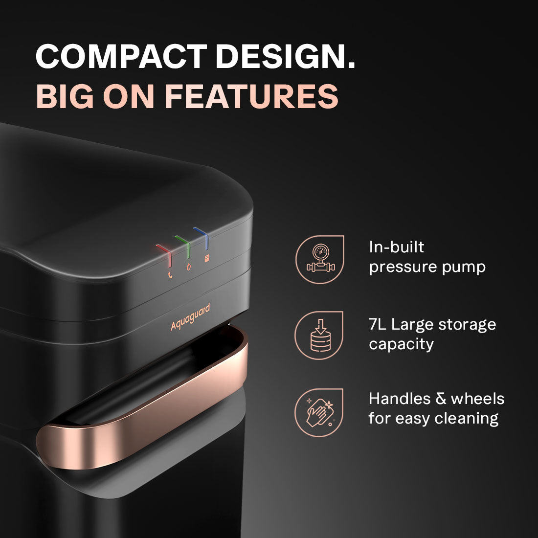 Designo UTC RO+UV 2X Water Purifier | 2 Year Filter Life | With Mega Sediment Filter