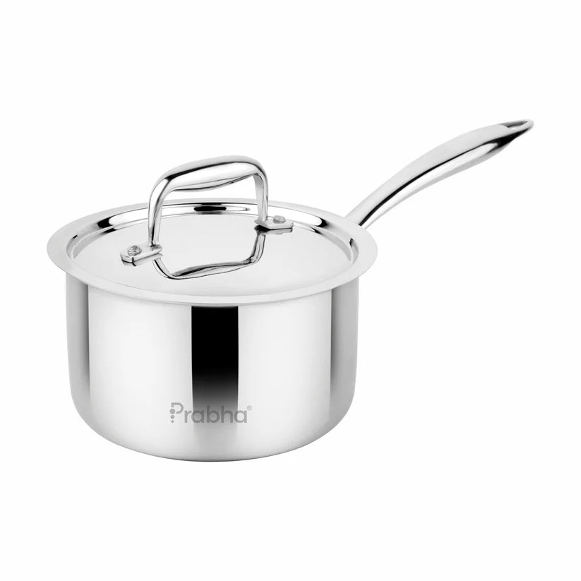 Prima Triply Saucepan With Lid – 2L, 18cm