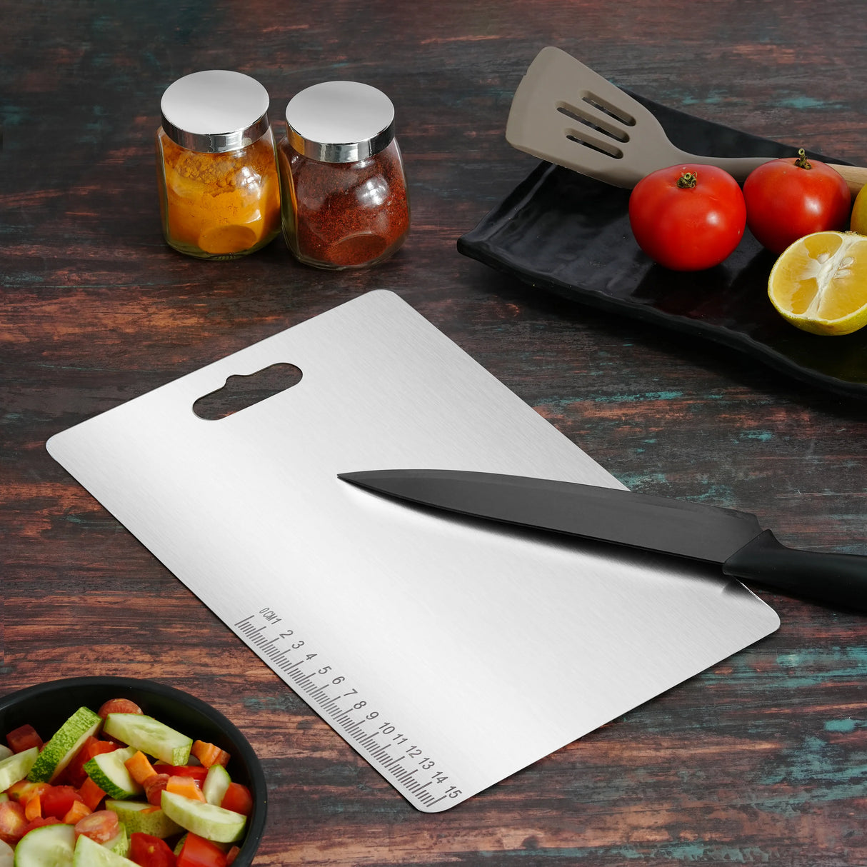 Stainless Steel Chopping Board - 36cm