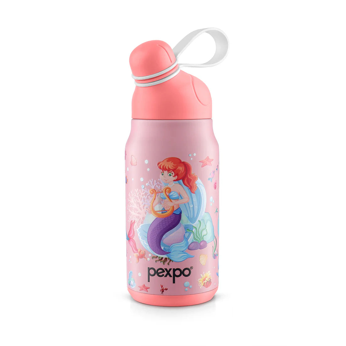 Pexpo Piano Art Hot & Cold Water Bottle 420 ML Mermaid Pink
