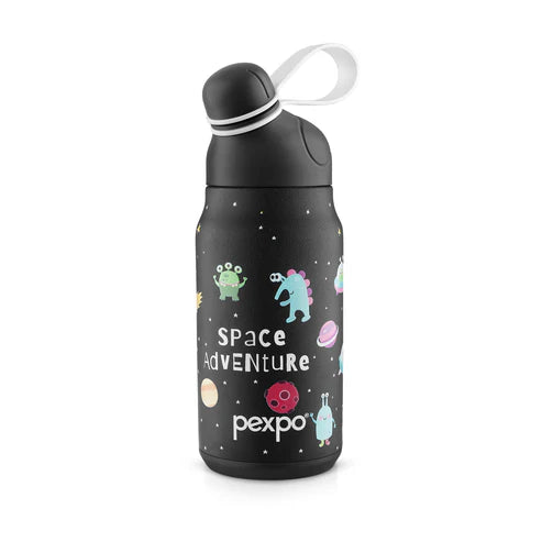 Pexpo Piano Art Hot & Cold Water Bottle 420 ML Space Black