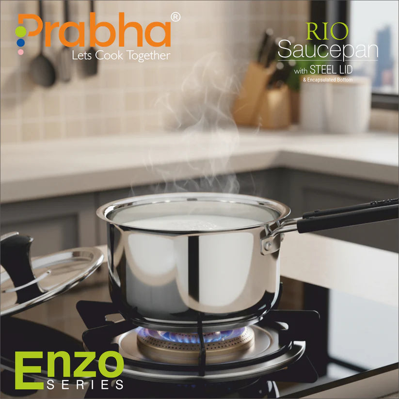 Rio IB Saucepan With Lid – 3.1L, 22cm