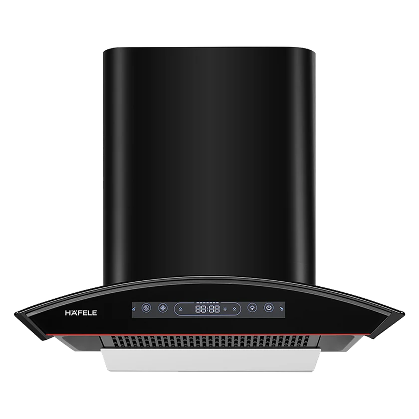 RENATA CURVED 60CM Wall Mounted Chimney with Smart Heat Auto Clean, Gesture Control, 534.84.701