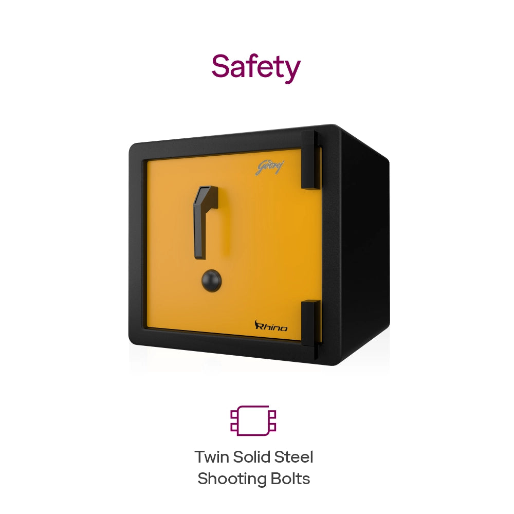 Godrej Rhino Gold 55L Heavy-Duty Home Locker with Key Lock