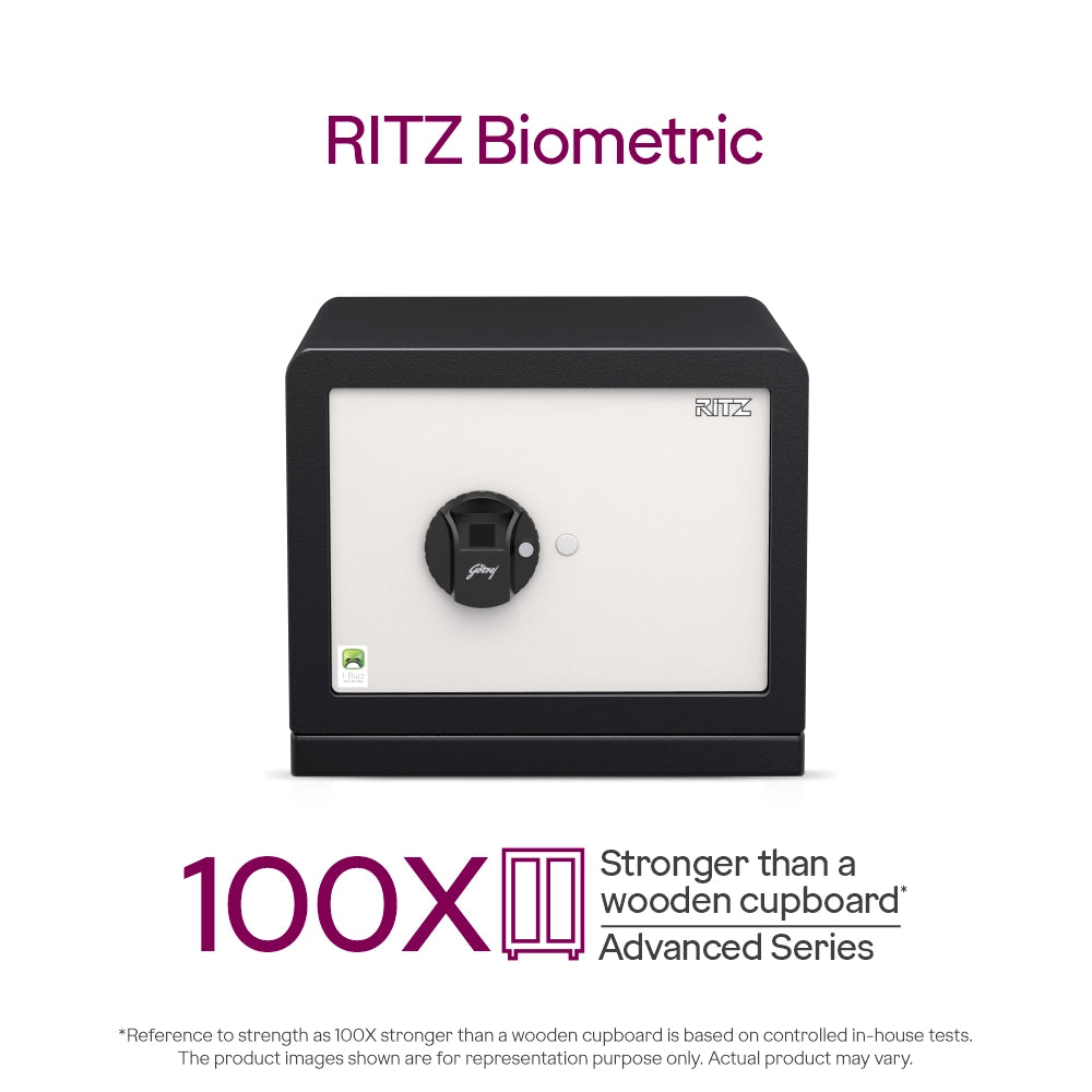 Ritz Bio Home Locker with Biometric Access & i-Buzz Alarm