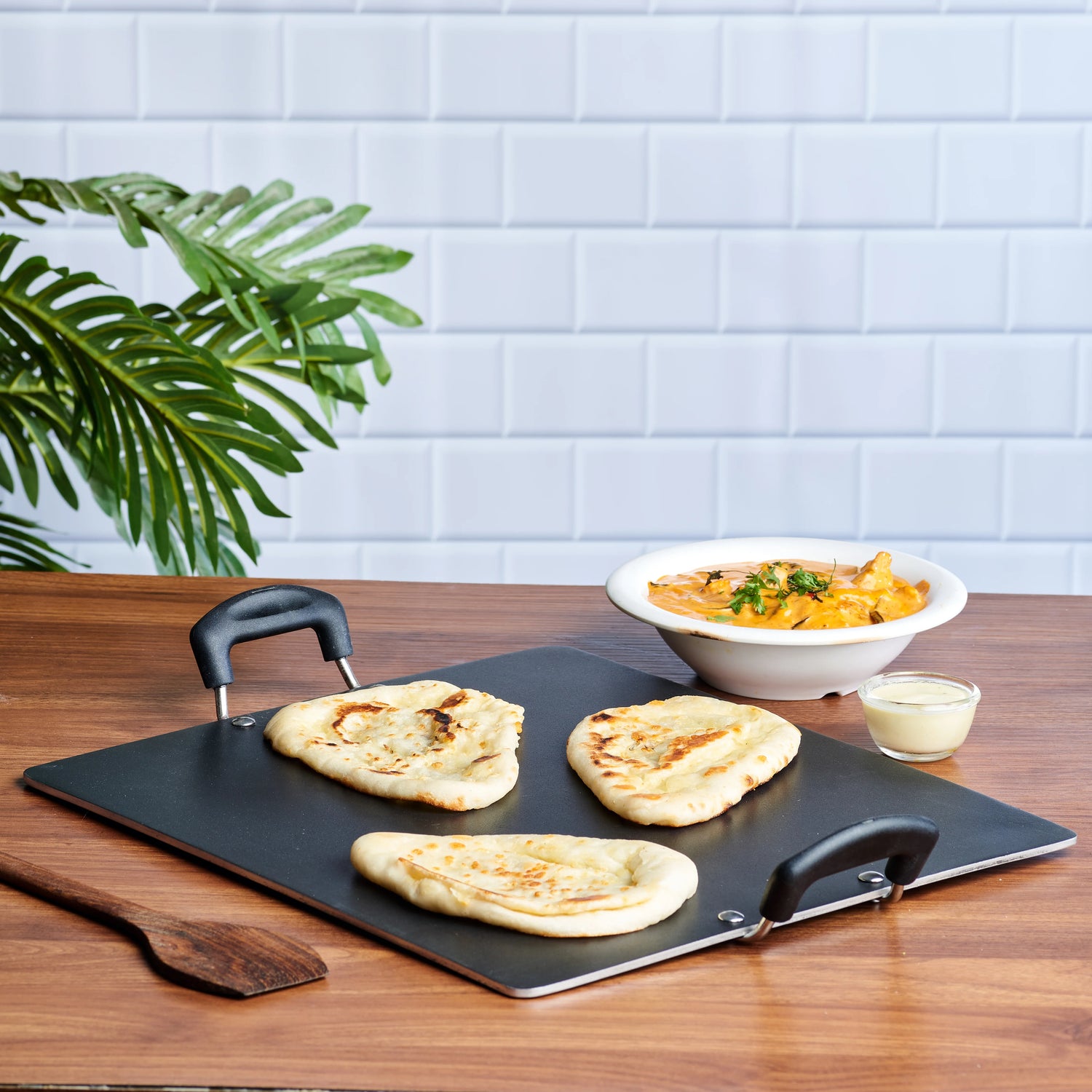 Zest Aluminium Non-Stick Pathri Square Tawa – 32 cm