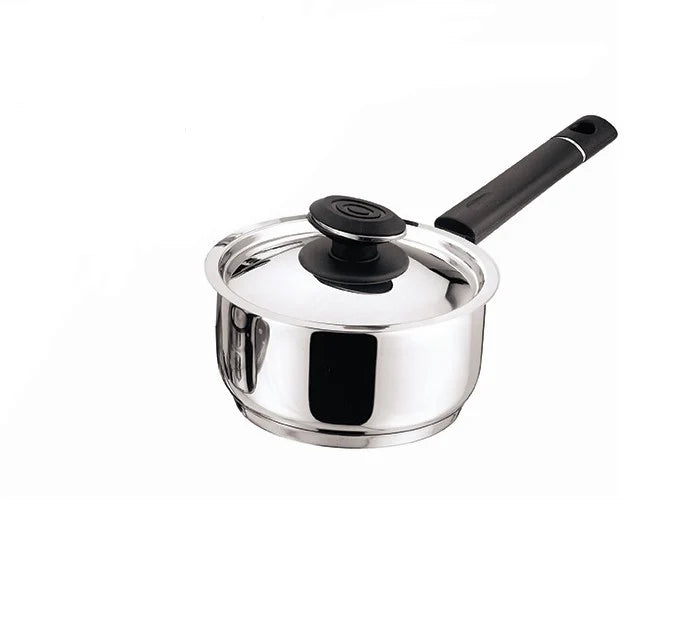 Tivoli Heavy Gauge Stainless Steel Saucepan - 1.1 Litre (14cm) with Lid