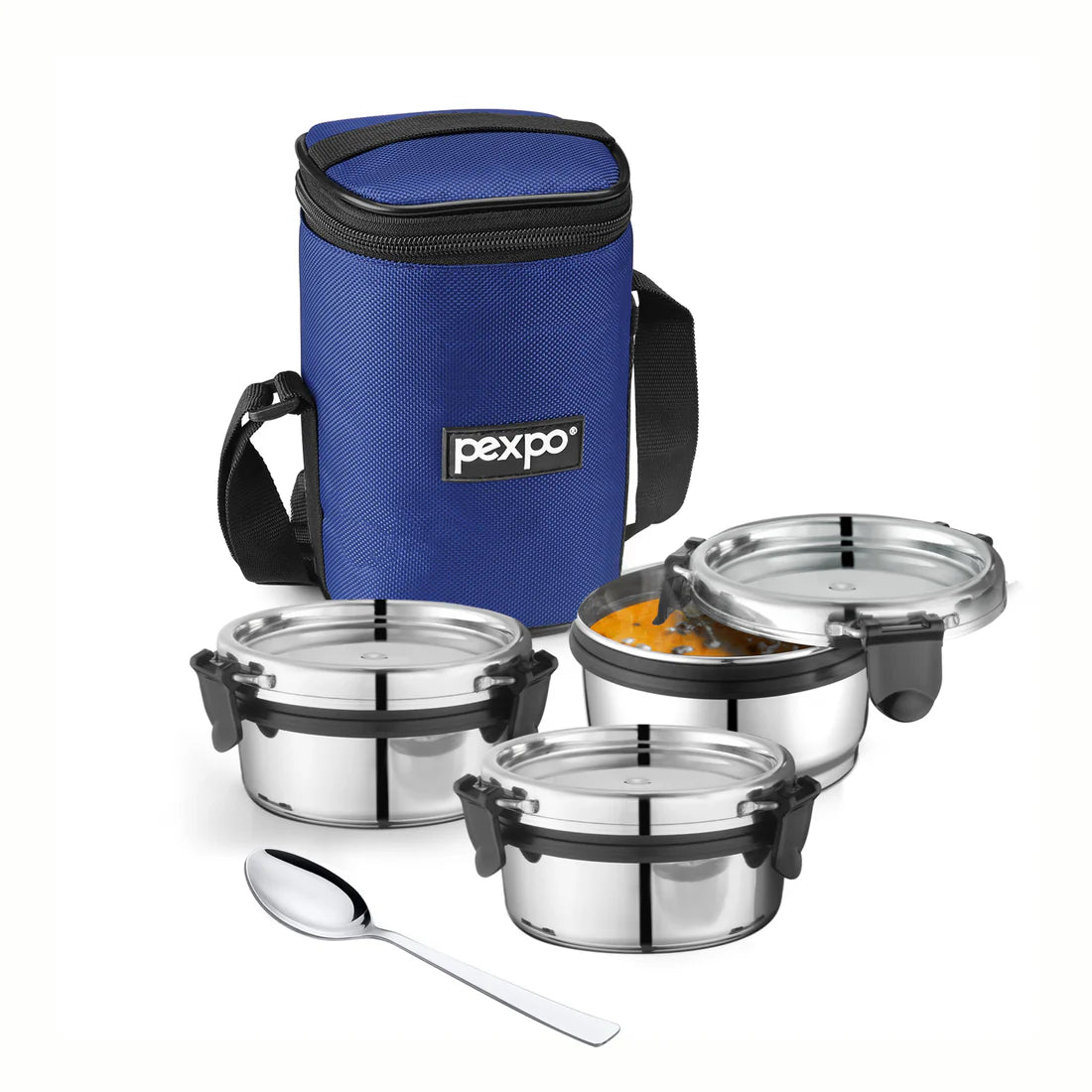 Pexpo Steel X Pro Lunch Box Blue