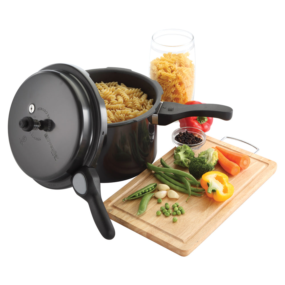 Premier Cucina Trendy Black Induction Bottom Pressure Cooker 5 Ltr