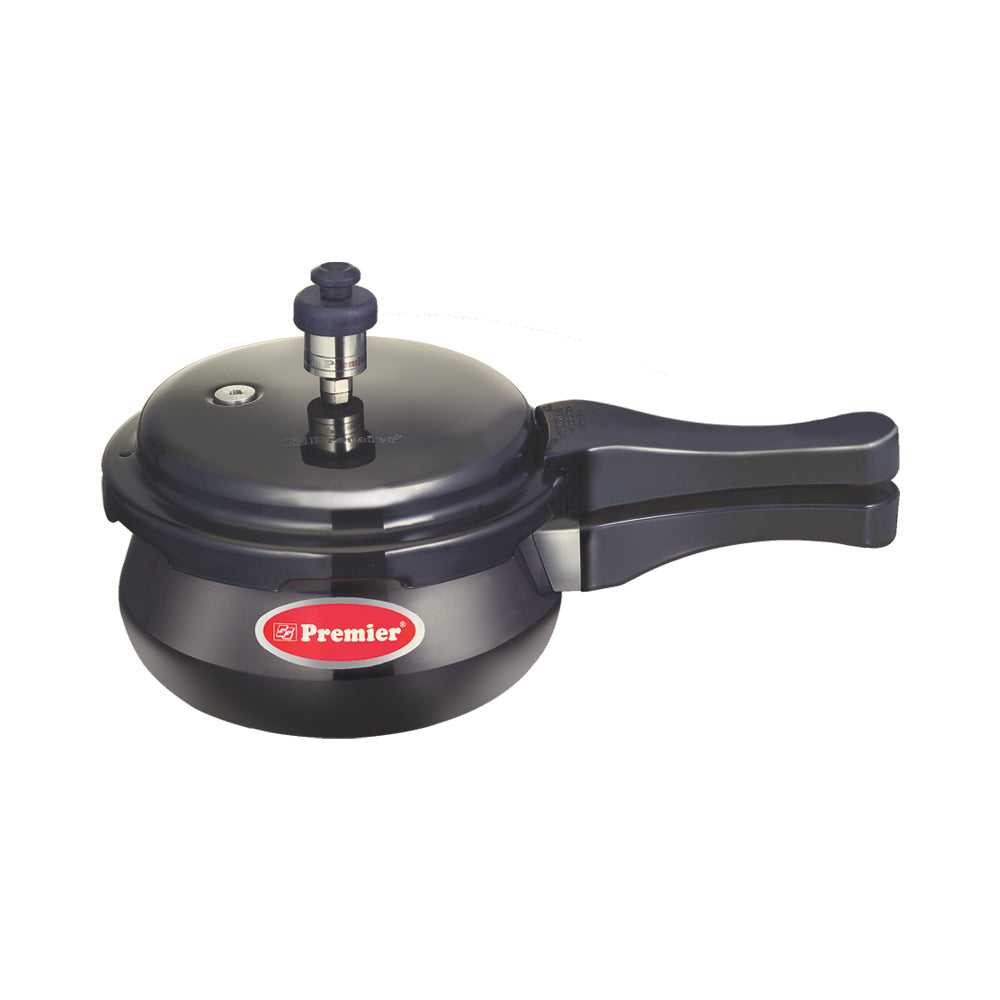 Premier Cucina Trendy Black Induction Bottom Handi Pressure Cooker 1.5 Ltr