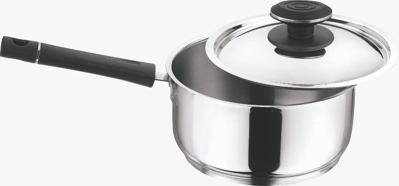 Tivoli Heavy Gauge Stainless Steel Saucepan - 1.1 Litre (14cm) with Lid