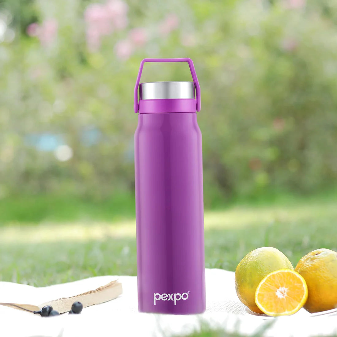 Pexpo Pluto Hot & Cold Water Bottle 750 ML Purple