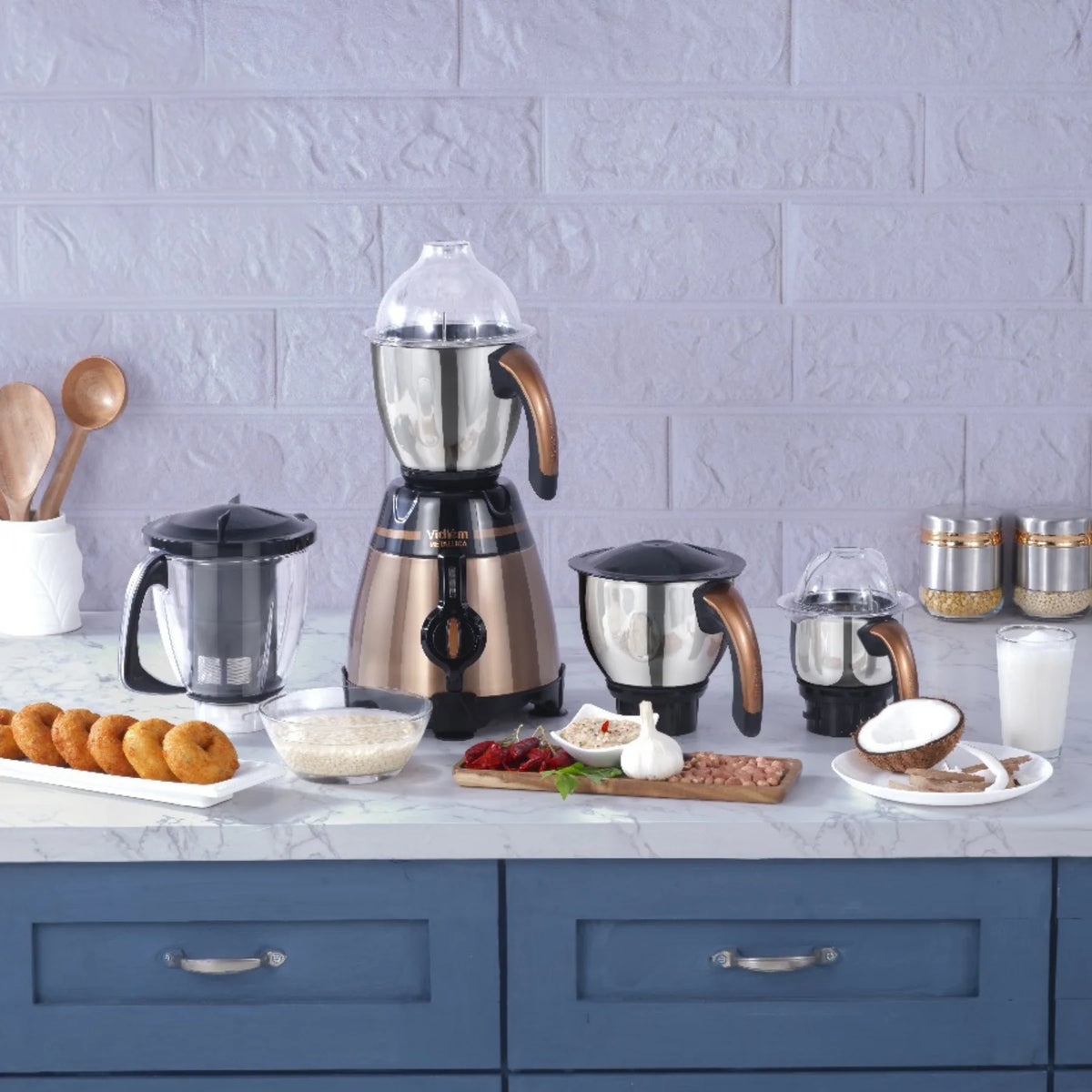 METALLICA BRONZE 1000W MIXER GRINDER