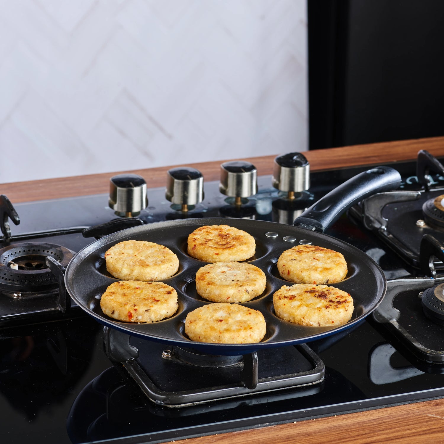 Zest Non Stick Mini Uttapam Pan - 26cm