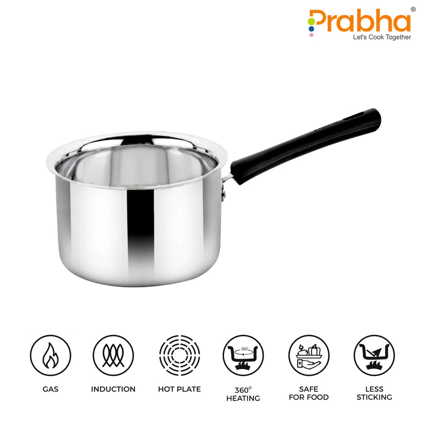 Prabha Virgo Saucepan Without Lid 1.3L, 16cm