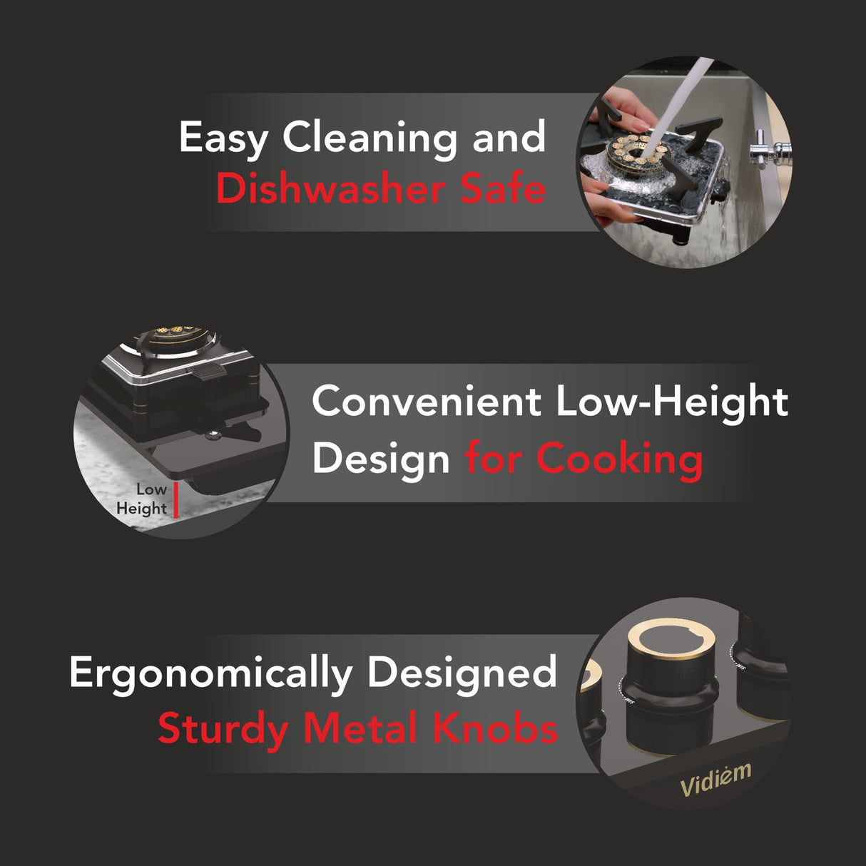 VOGUE 4-Burner Gas Cooktop