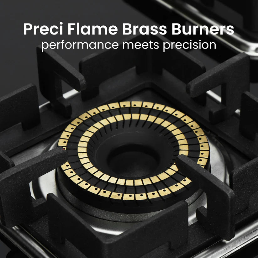 Shine Five Burner Gas Stove/Hob Top Auto Ignition