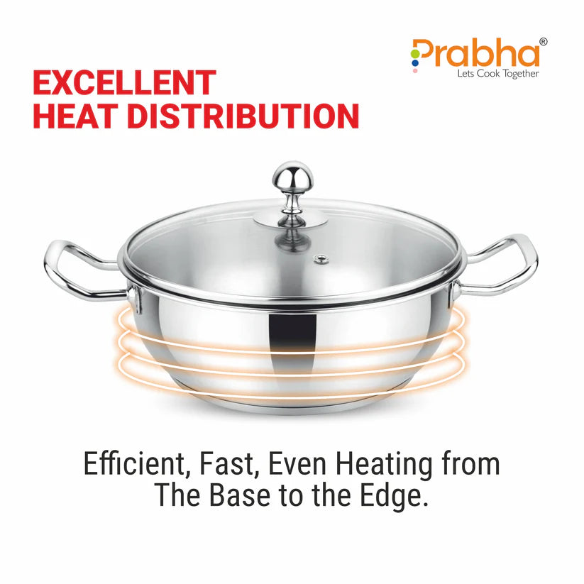 Xenon IB Kadhai With Lid – 2L, 20cm