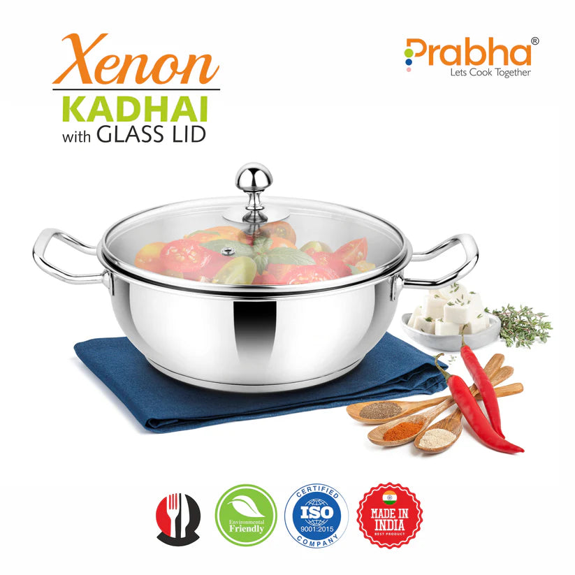 Xenon IB Kadhai With Lid – 2L, 20cm