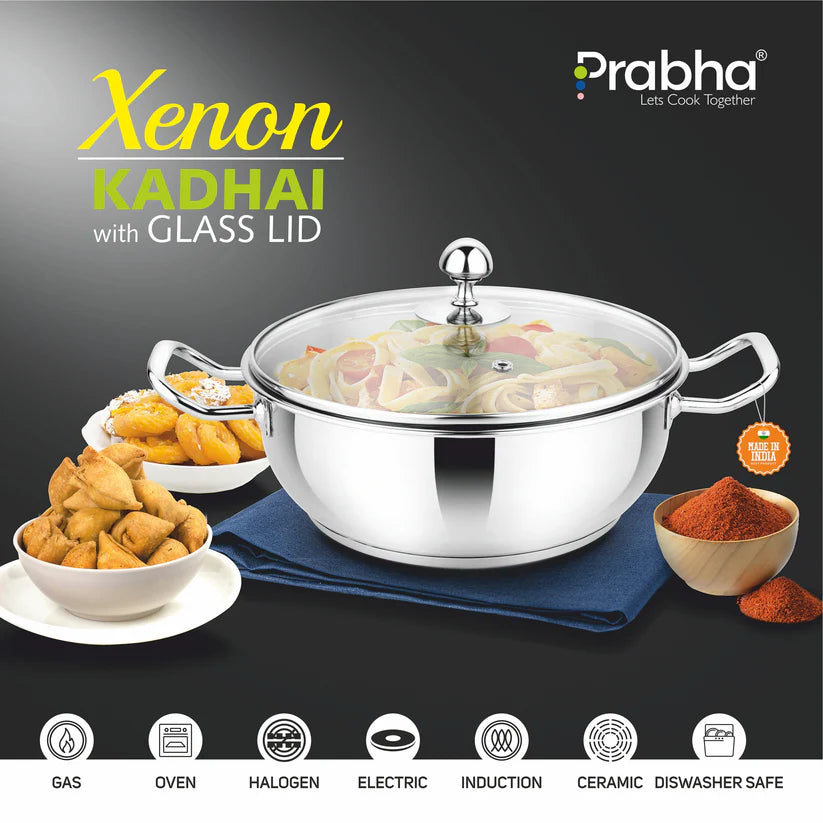 Xenon IB Kadhai With Lid – 2L, 20cm