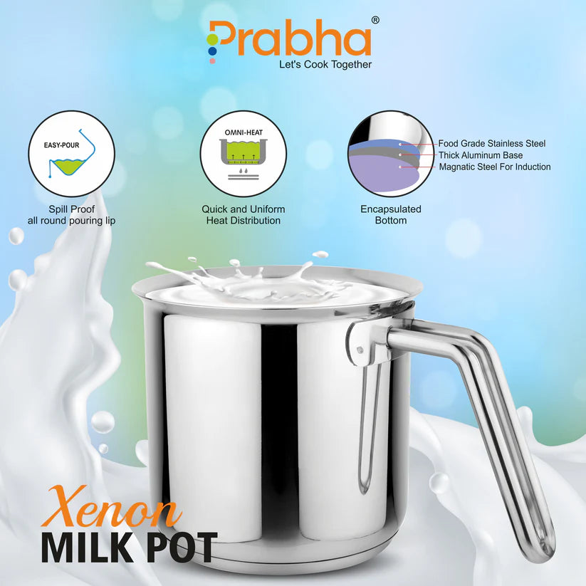 Xenon IB Milkpot Without Lid – 1L, 11cm